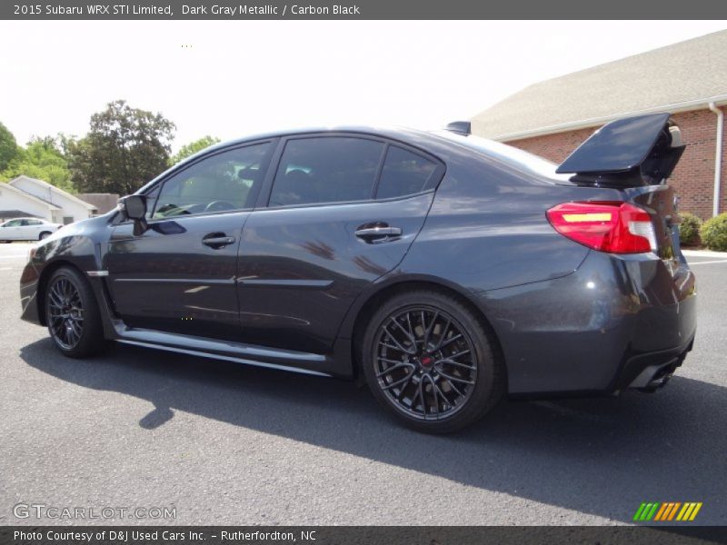 Dark Gray Metallic / Carbon Black 2015 Subaru WRX STI Limited