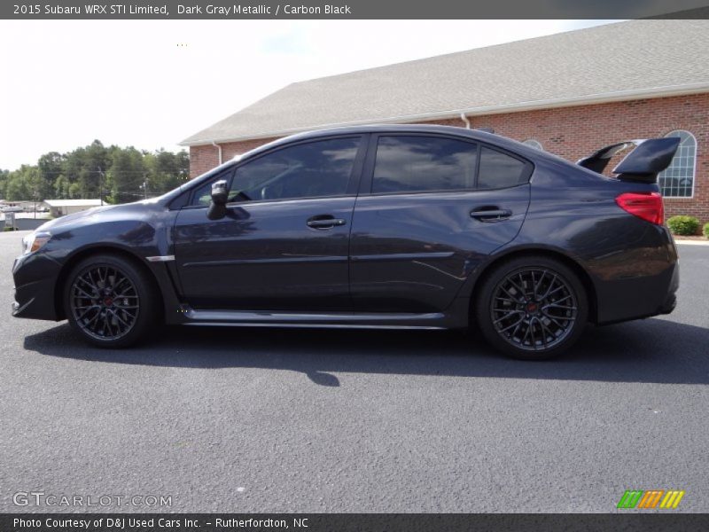 Dark Gray Metallic / Carbon Black 2015 Subaru WRX STI Limited