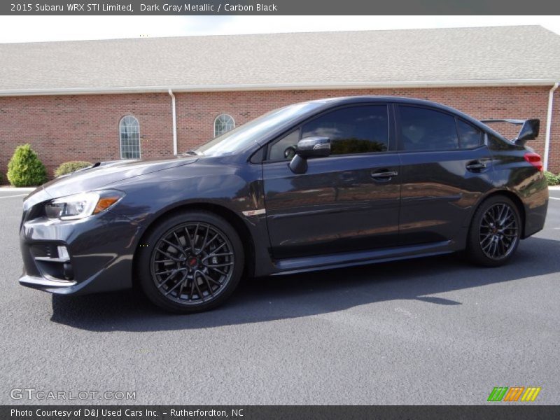 Dark Gray Metallic / Carbon Black 2015 Subaru WRX STI Limited