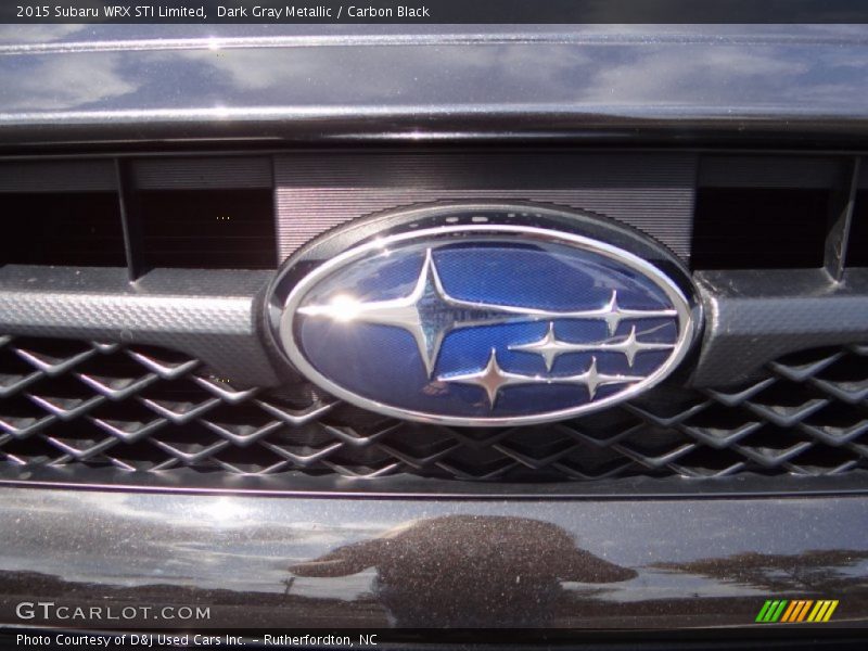 Dark Gray Metallic / Carbon Black 2015 Subaru WRX STI Limited