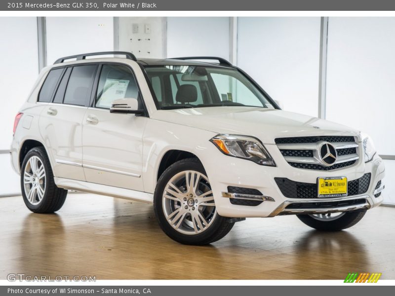 Polar White / Black 2015 Mercedes-Benz GLK 350