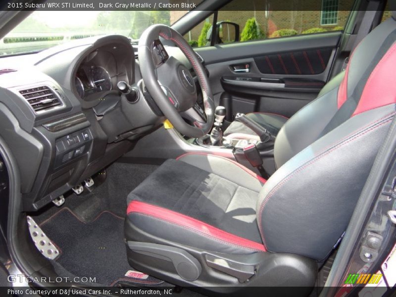  2015 WRX STI Limited Carbon Black Interior