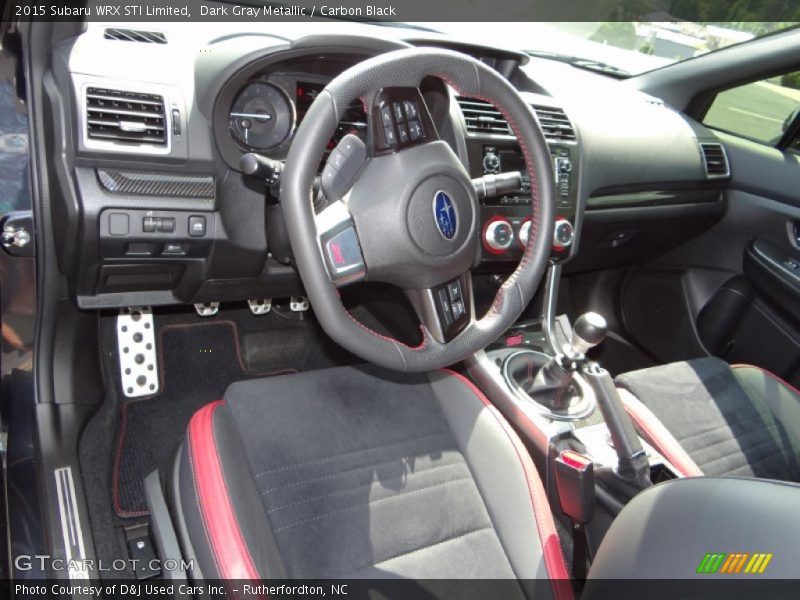 Dashboard of 2015 WRX STI Limited