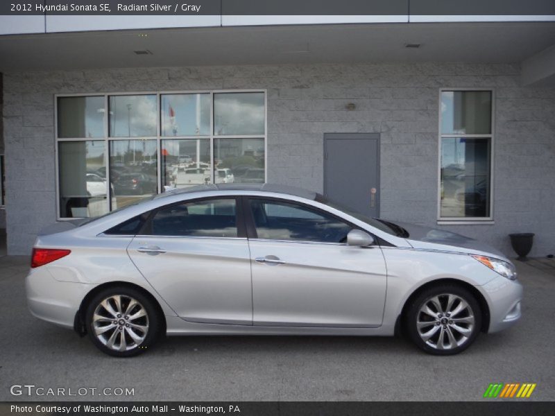 Radiant Silver / Gray 2012 Hyundai Sonata SE