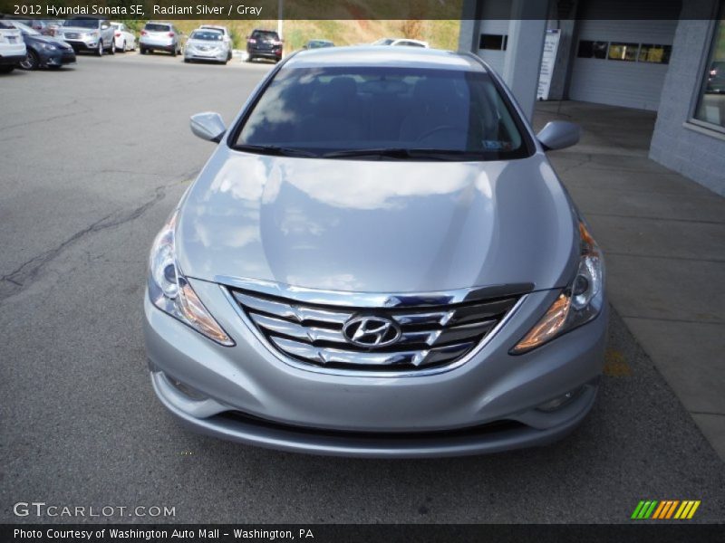 Radiant Silver / Gray 2012 Hyundai Sonata SE