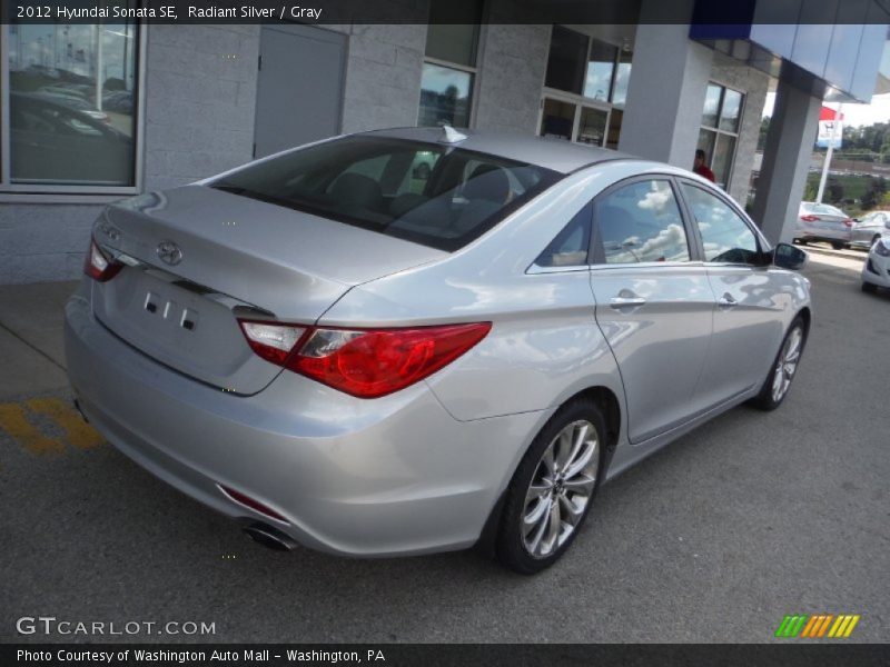 Radiant Silver / Gray 2012 Hyundai Sonata SE