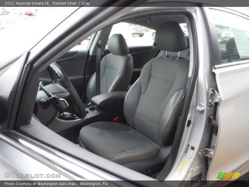 Radiant Silver / Gray 2012 Hyundai Sonata SE