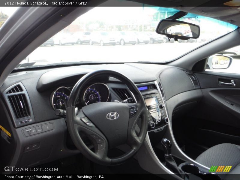 Radiant Silver / Gray 2012 Hyundai Sonata SE