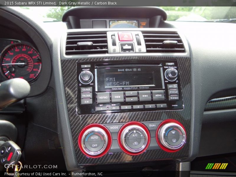 Controls of 2015 WRX STI Limited