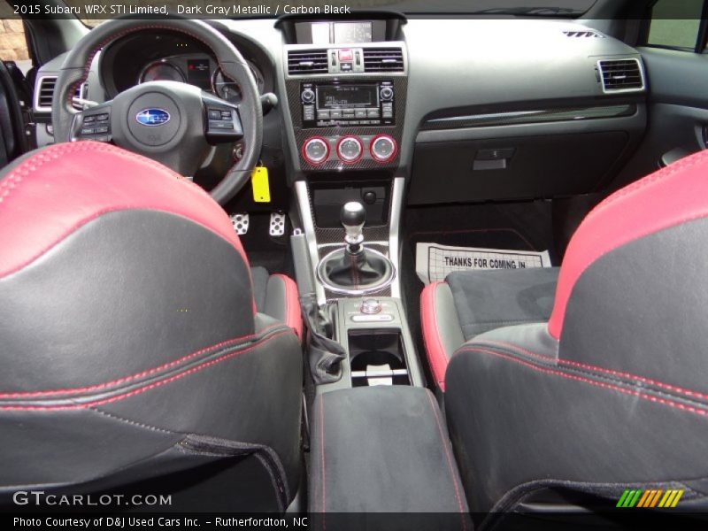 Dark Gray Metallic / Carbon Black 2015 Subaru WRX STI Limited