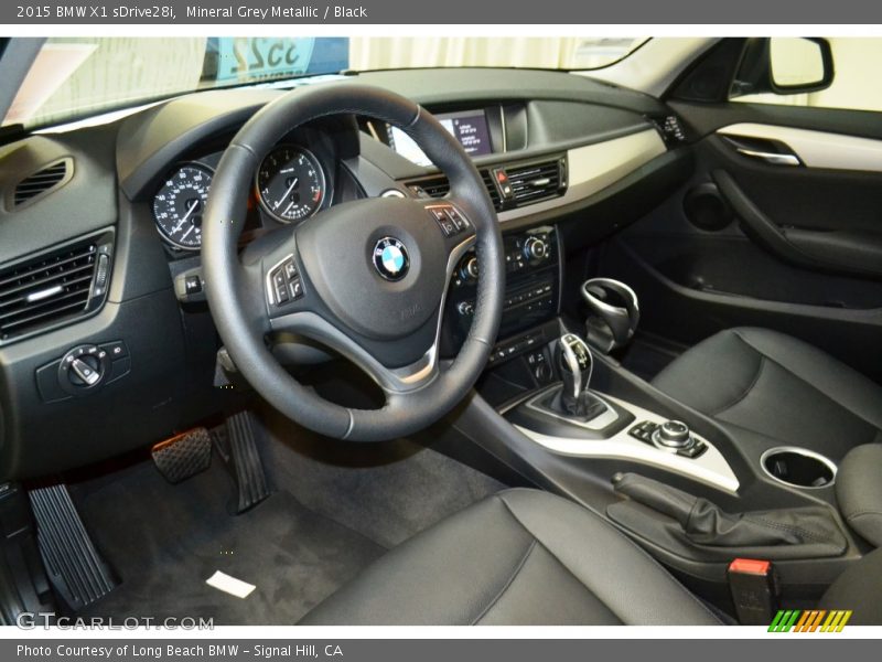 Mineral Grey Metallic / Black 2015 BMW X1 sDrive28i