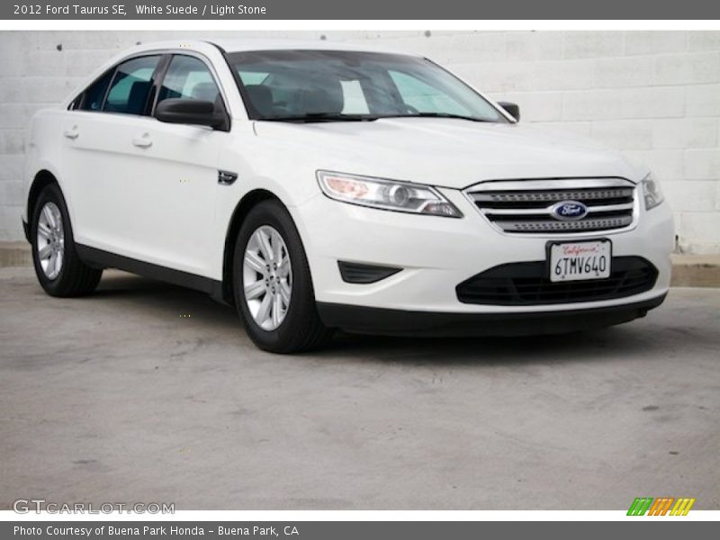 White Suede / Light Stone 2012 Ford Taurus SE