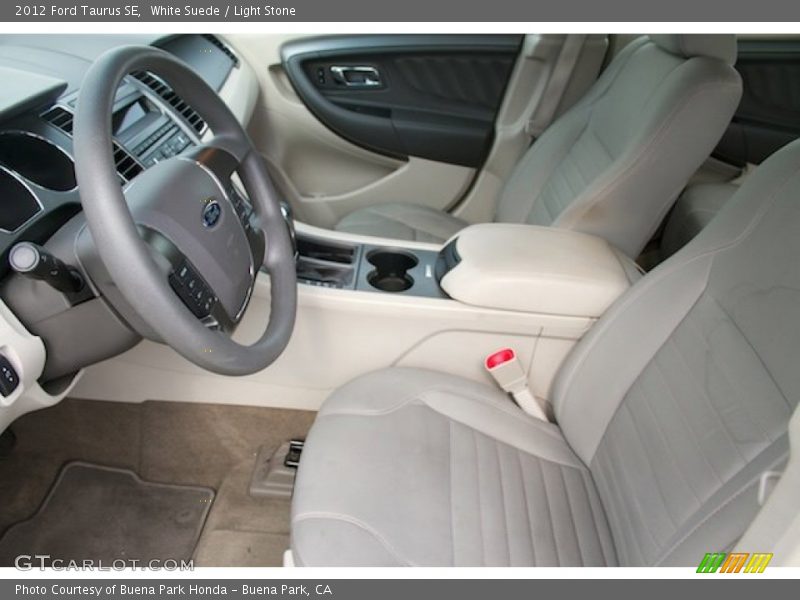 White Suede / Light Stone 2012 Ford Taurus SE