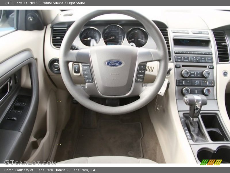 White Suede / Light Stone 2012 Ford Taurus SE