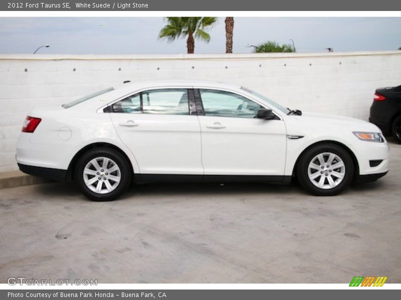 White Suede / Light Stone 2012 Ford Taurus SE