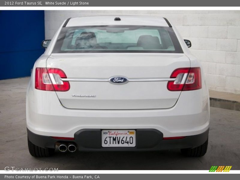 White Suede / Light Stone 2012 Ford Taurus SE