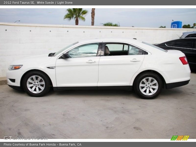 White Suede / Light Stone 2012 Ford Taurus SE