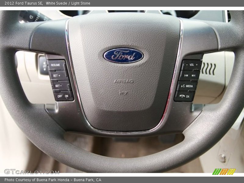 White Suede / Light Stone 2012 Ford Taurus SE
