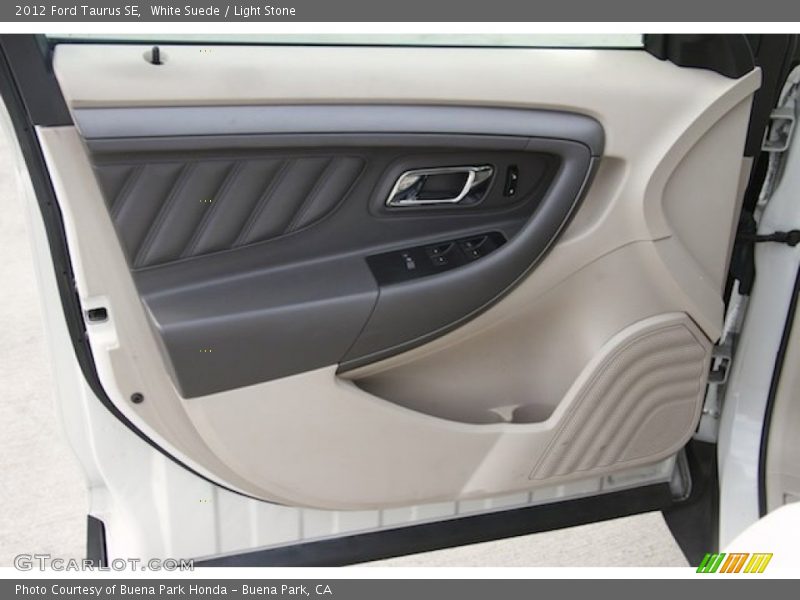 White Suede / Light Stone 2012 Ford Taurus SE