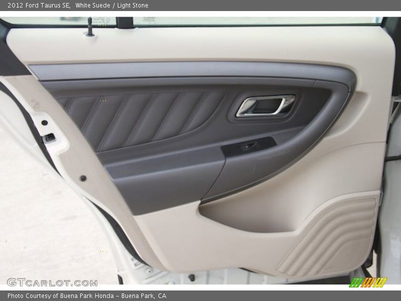 White Suede / Light Stone 2012 Ford Taurus SE