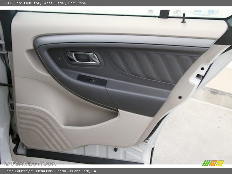 White Suede / Light Stone 2012 Ford Taurus SE