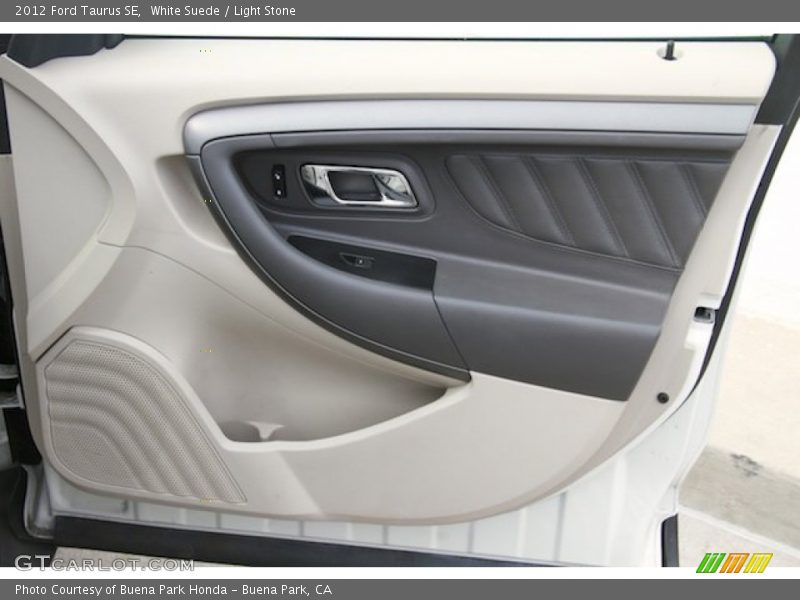 White Suede / Light Stone 2012 Ford Taurus SE