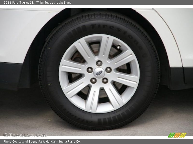 White Suede / Light Stone 2012 Ford Taurus SE