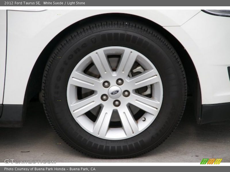 White Suede / Light Stone 2012 Ford Taurus SE