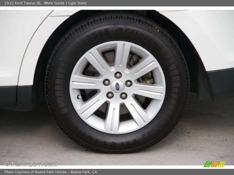 White Suede / Light Stone 2012 Ford Taurus SE