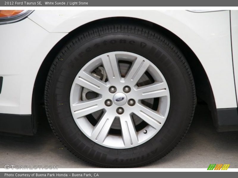 White Suede / Light Stone 2012 Ford Taurus SE