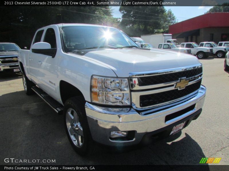 Summit White / Light Cashmere/Dark Cashmere 2013 Chevrolet Silverado 2500HD LTZ Crew Cab 4x4