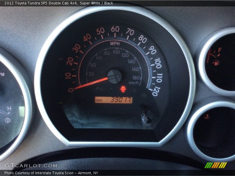 Super White / Black 2012 Toyota Tundra SR5 Double Cab 4x4