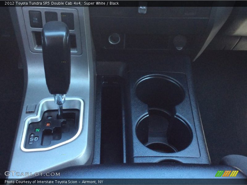 Super White / Black 2012 Toyota Tundra SR5 Double Cab 4x4