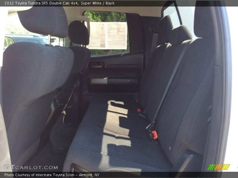 Super White / Black 2012 Toyota Tundra SR5 Double Cab 4x4
