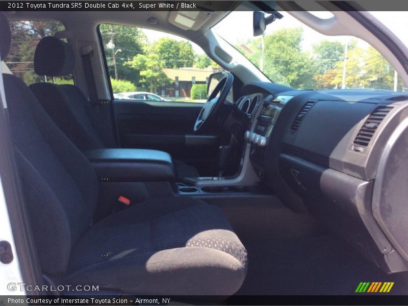 Super White / Black 2012 Toyota Tundra SR5 Double Cab 4x4