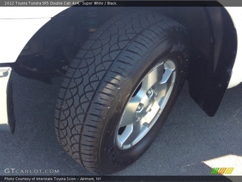 Super White / Black 2012 Toyota Tundra SR5 Double Cab 4x4