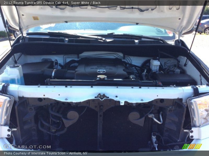 Super White / Black 2012 Toyota Tundra SR5 Double Cab 4x4