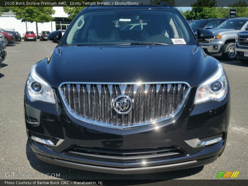 Ebony Twilight Metallic / Ebony/Ebony 2016 Buick Enclave Premium AWD