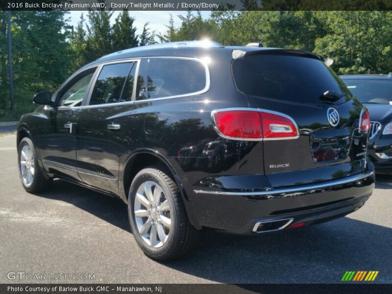 Ebony Twilight Metallic / Ebony/Ebony 2016 Buick Enclave Premium AWD