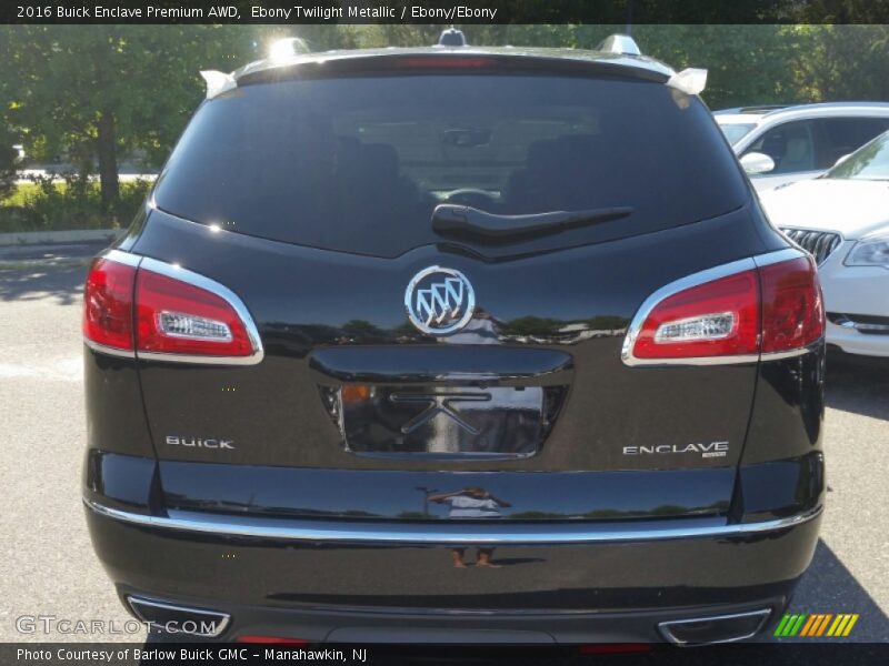 Ebony Twilight Metallic / Ebony/Ebony 2016 Buick Enclave Premium AWD