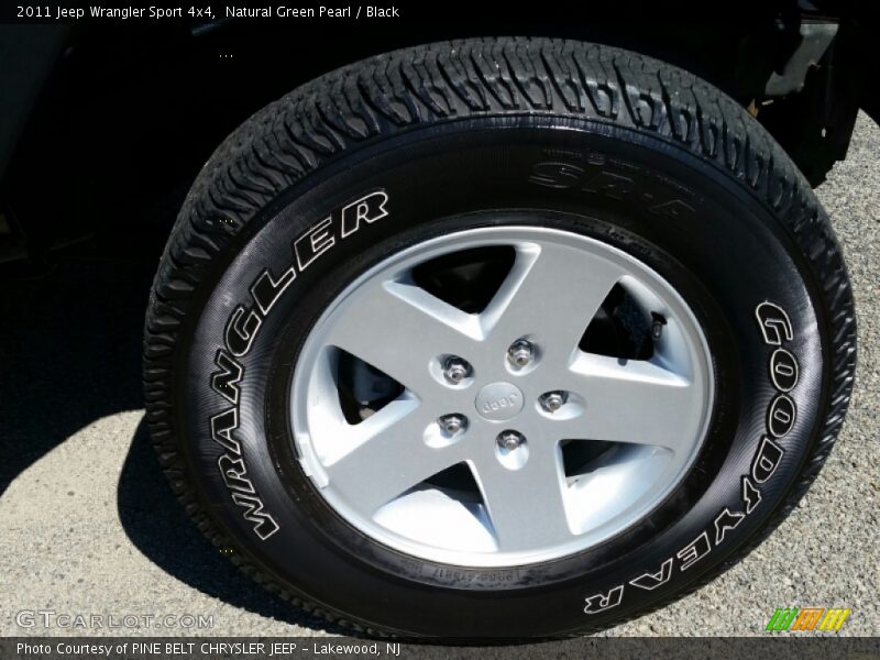 Natural Green Pearl / Black 2011 Jeep Wrangler Sport 4x4