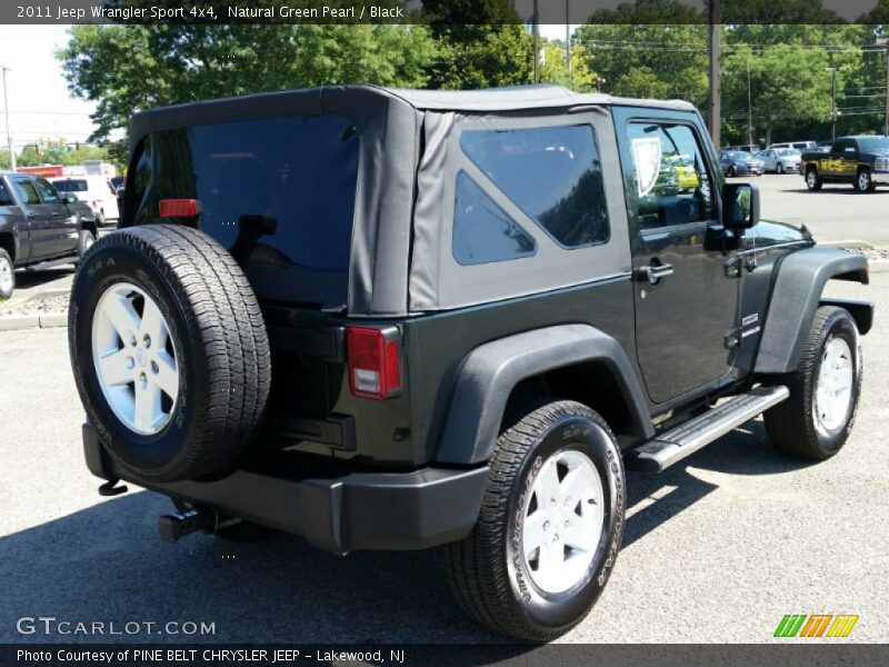 Natural Green Pearl / Black 2011 Jeep Wrangler Sport 4x4