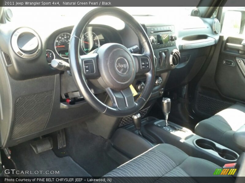 Natural Green Pearl / Black 2011 Jeep Wrangler Sport 4x4