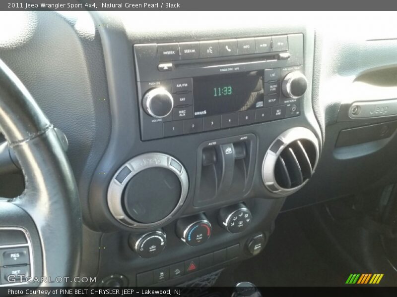 Natural Green Pearl / Black 2011 Jeep Wrangler Sport 4x4