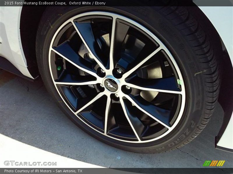 Oxford White / Ebony 2015 Ford Mustang EcoBoost Coupe