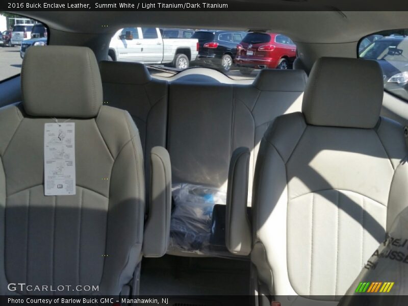 Summit White / Light Titanium/Dark Titanium 2016 Buick Enclave Leather