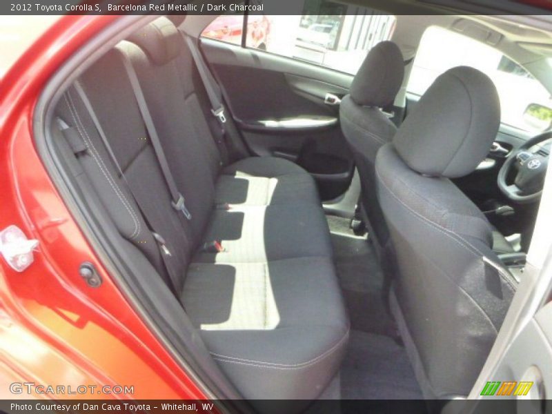 Barcelona Red Metallic / Dark Charcoal 2012 Toyota Corolla S
