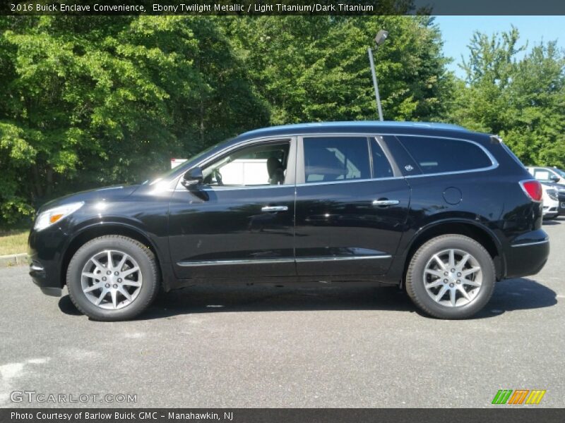 Ebony Twilight Metallic / Light Titanium/Dark Titanium 2016 Buick Enclave Convenience