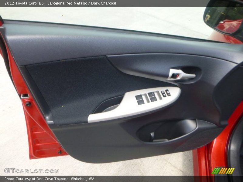 Barcelona Red Metallic / Dark Charcoal 2012 Toyota Corolla S