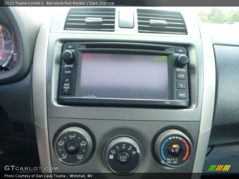 Barcelona Red Metallic / Dark Charcoal 2012 Toyota Corolla S